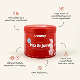 Dog Hip & Joint Supplement / Vet Recommended / Chicken by Treats - Bobo and the Fox