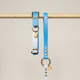 Bi - color Biothane Collar Azur Blue/Sky by Kitsune Dog - Bobo and the Fox