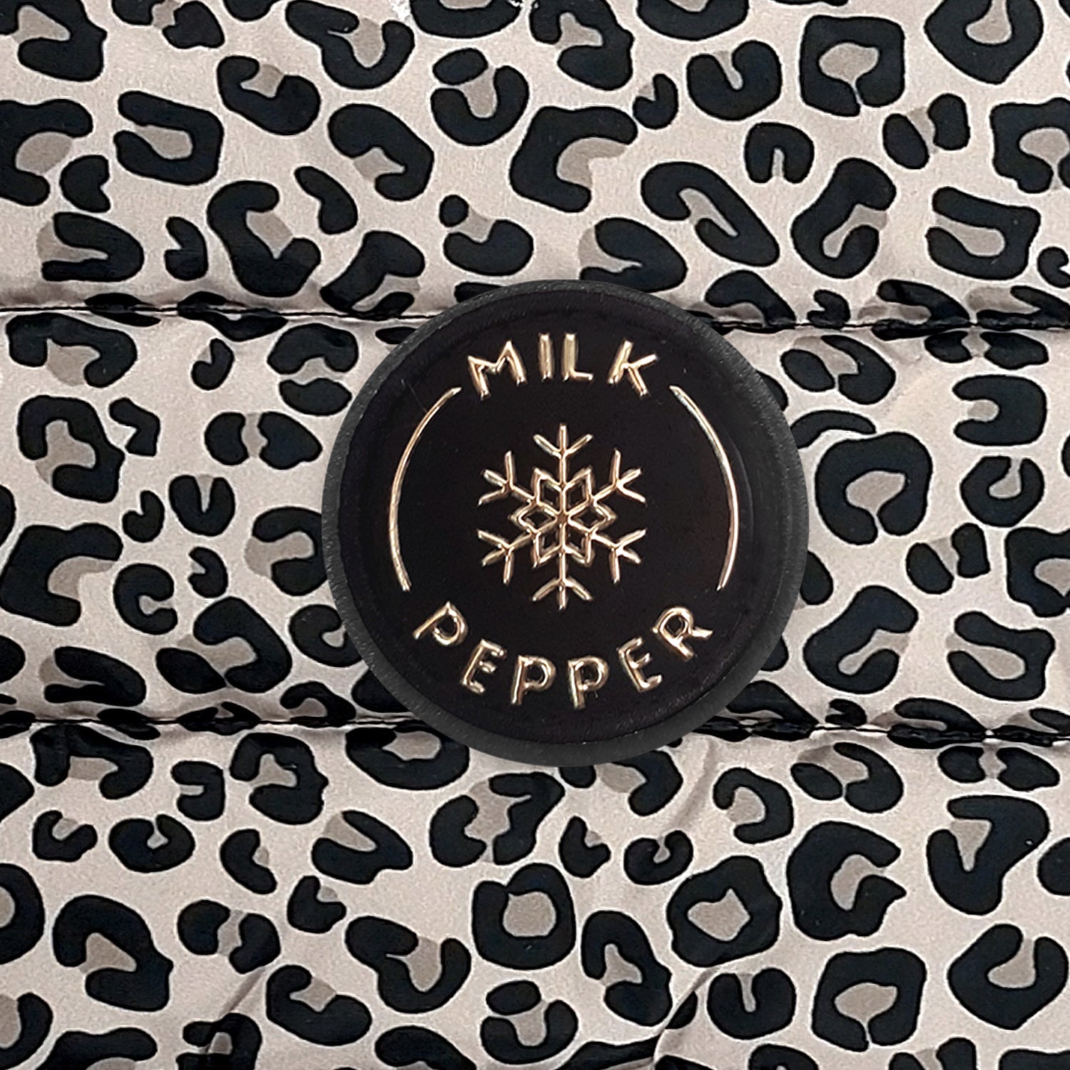 Tissia Downjacket Leopard / Black Fur by Milk & Pepper - Bobo and the Fox
