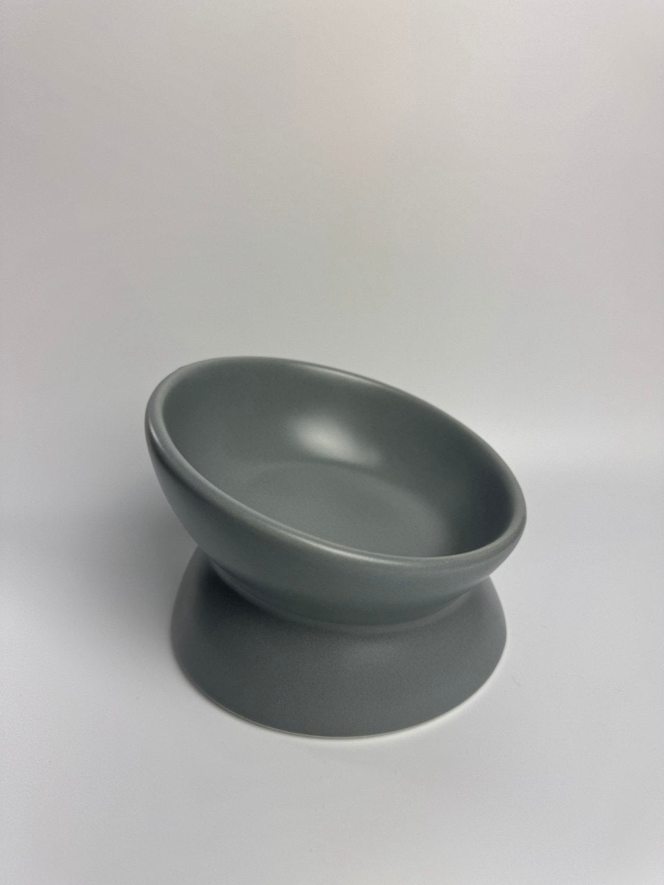 Ceramic Food Bowl - Gray and Dark Blue - Bobo and the Fox