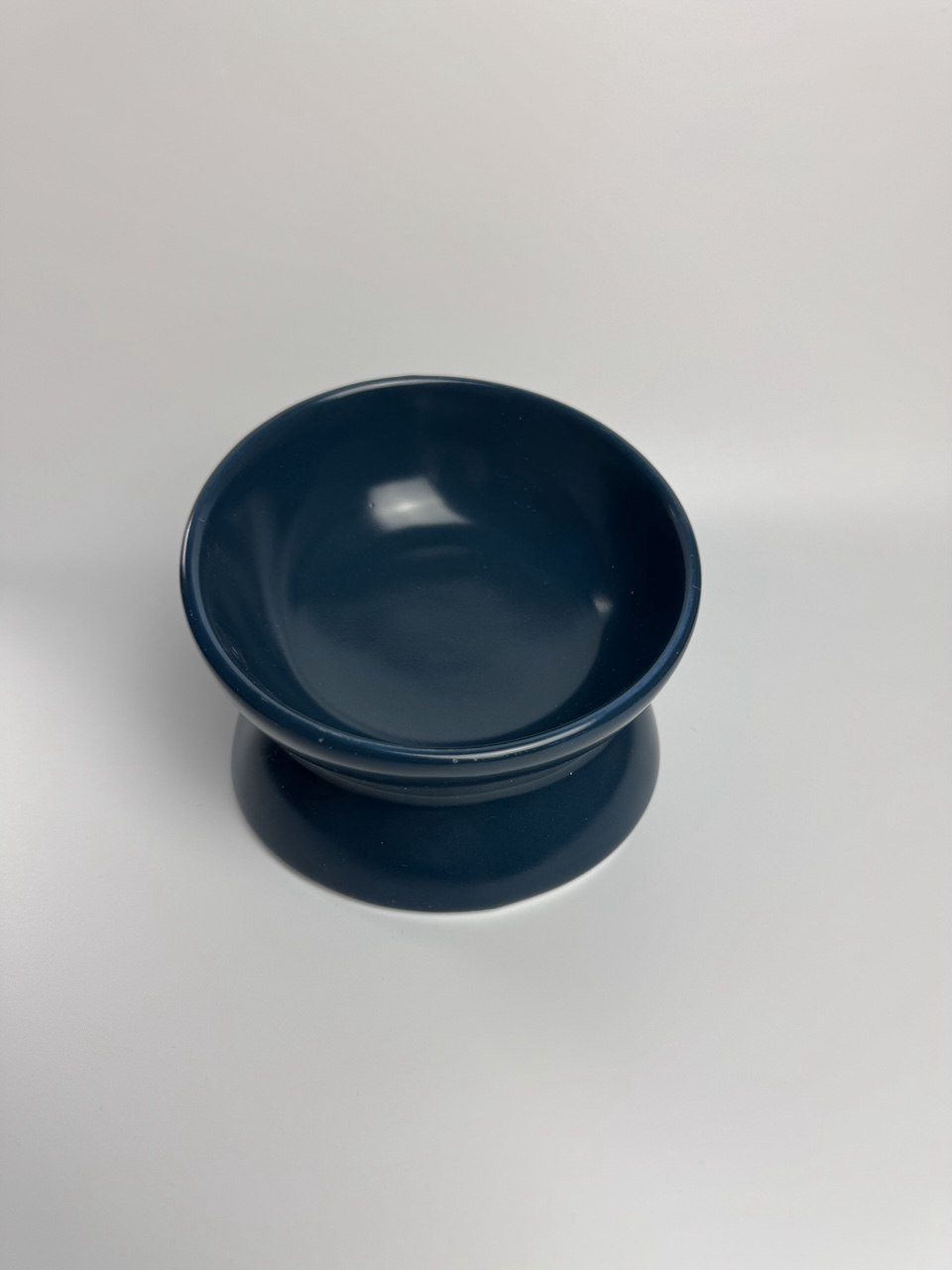 Ceramic Food Bowl - Gray and Dark Blue - Bobo and the Fox