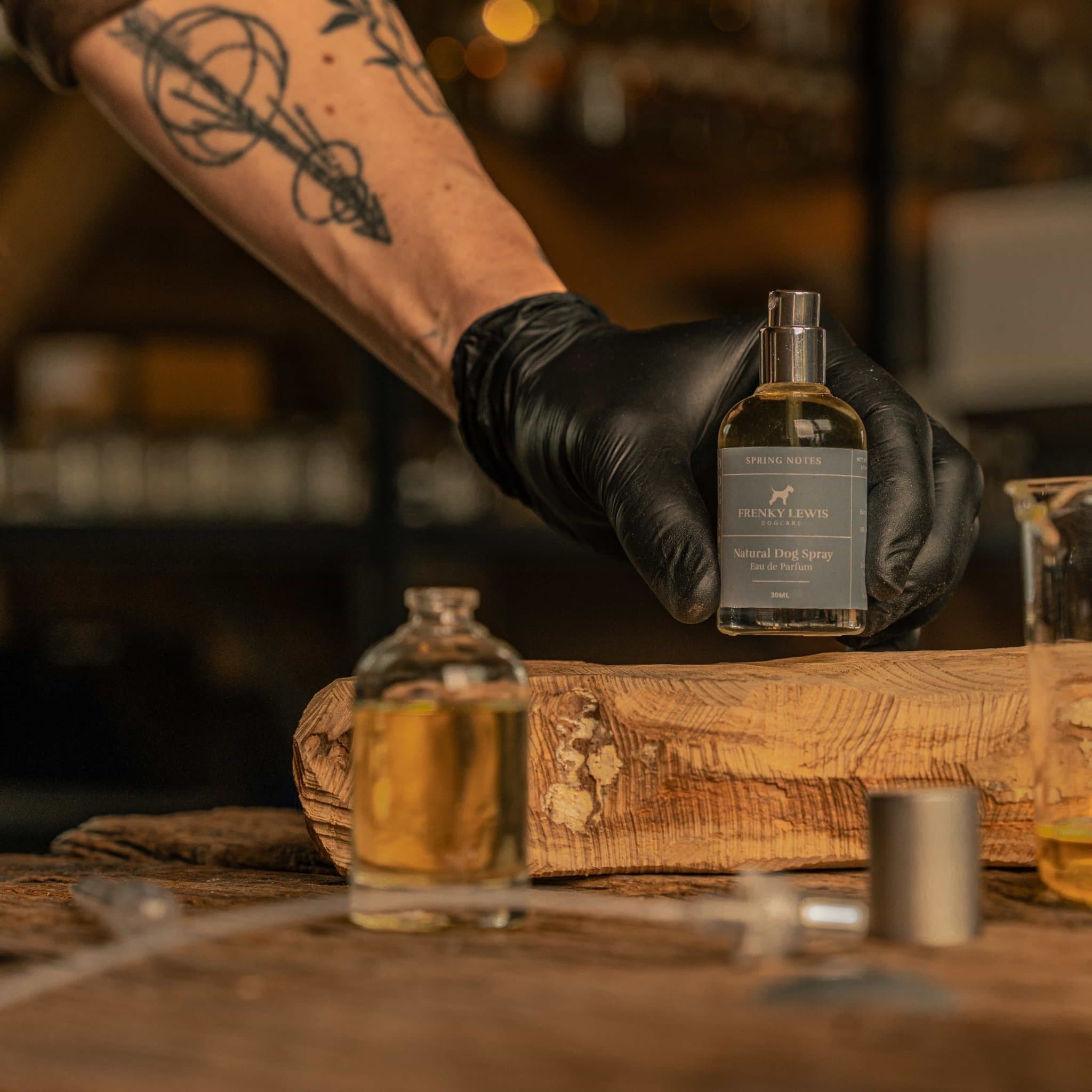 100% Natural Dog Perfume - Noble Woods by Frenky Lewis - Bobo and the Fox