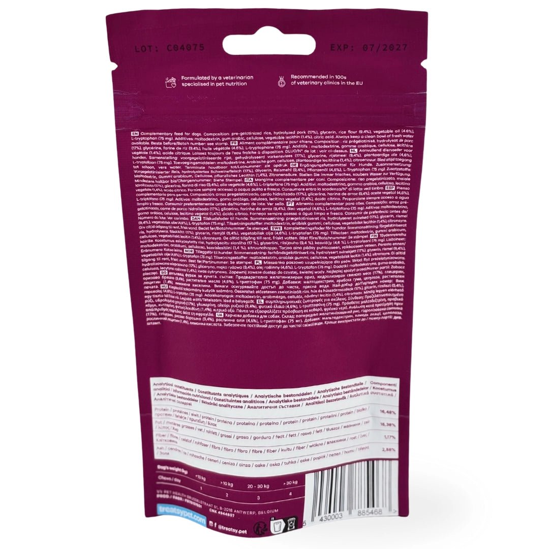 Dog Anti - Stress Supplement - Daily Defence by Treatsy - Bobo and the Fox