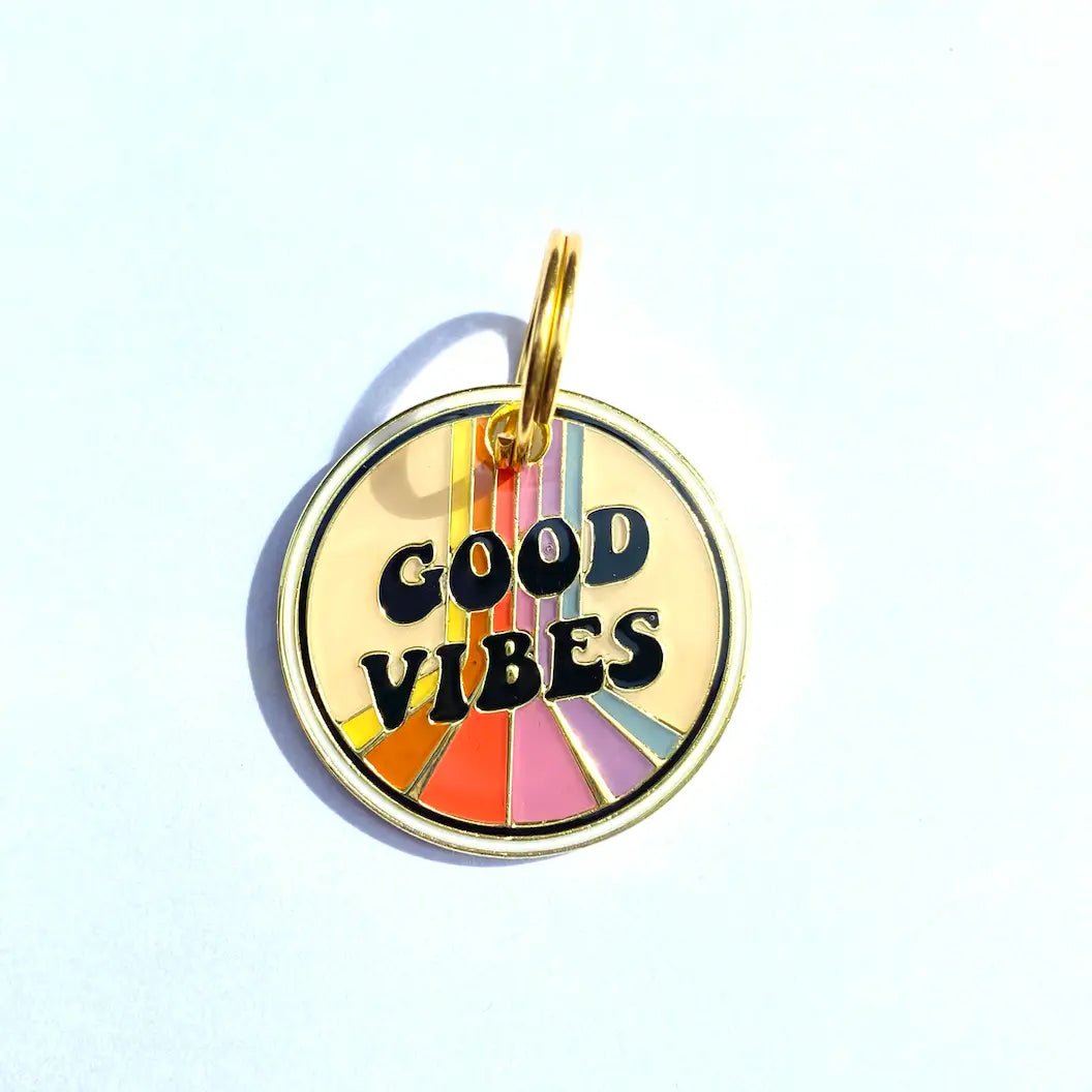 Good Vibes Id Tag by Marley and Me - Bobo and the Fox