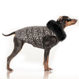 Casaco Tissia Downjacket Leopardo / Pele Preta da Milk & Pepper 