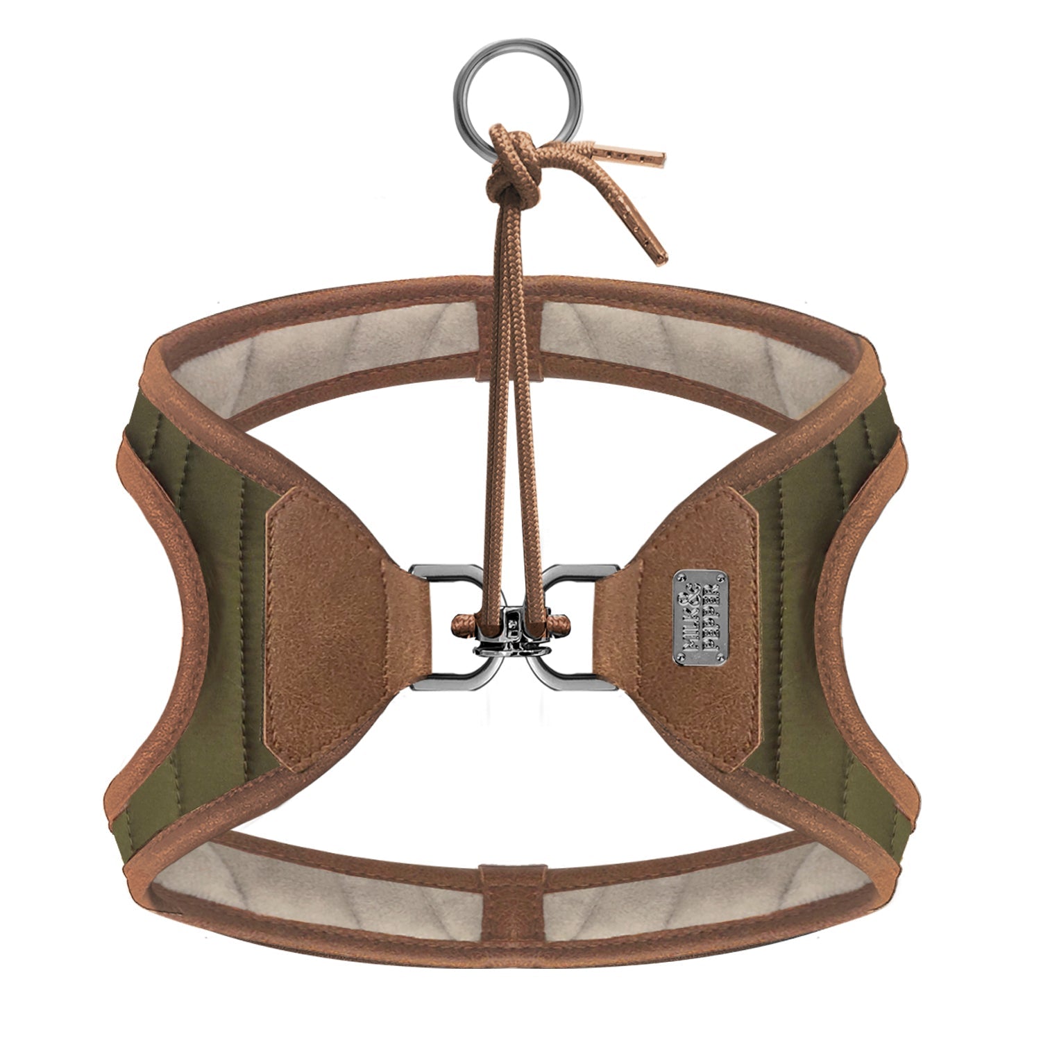 Gabin Harness Khaki / Brown by Milk & Pepper - Bobo and the Fox