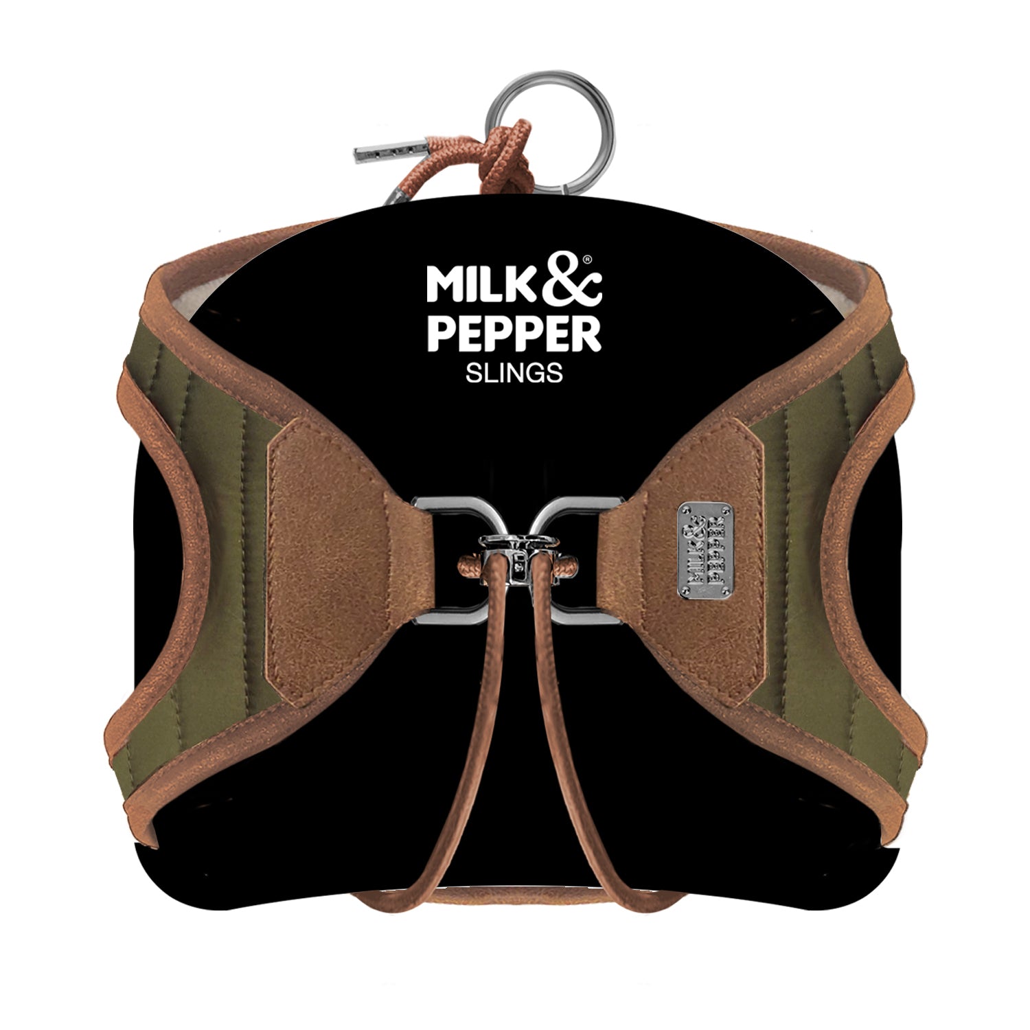 Gabin Harness Khaki / Brown by Milk & Pepper - Bobo and the Fox