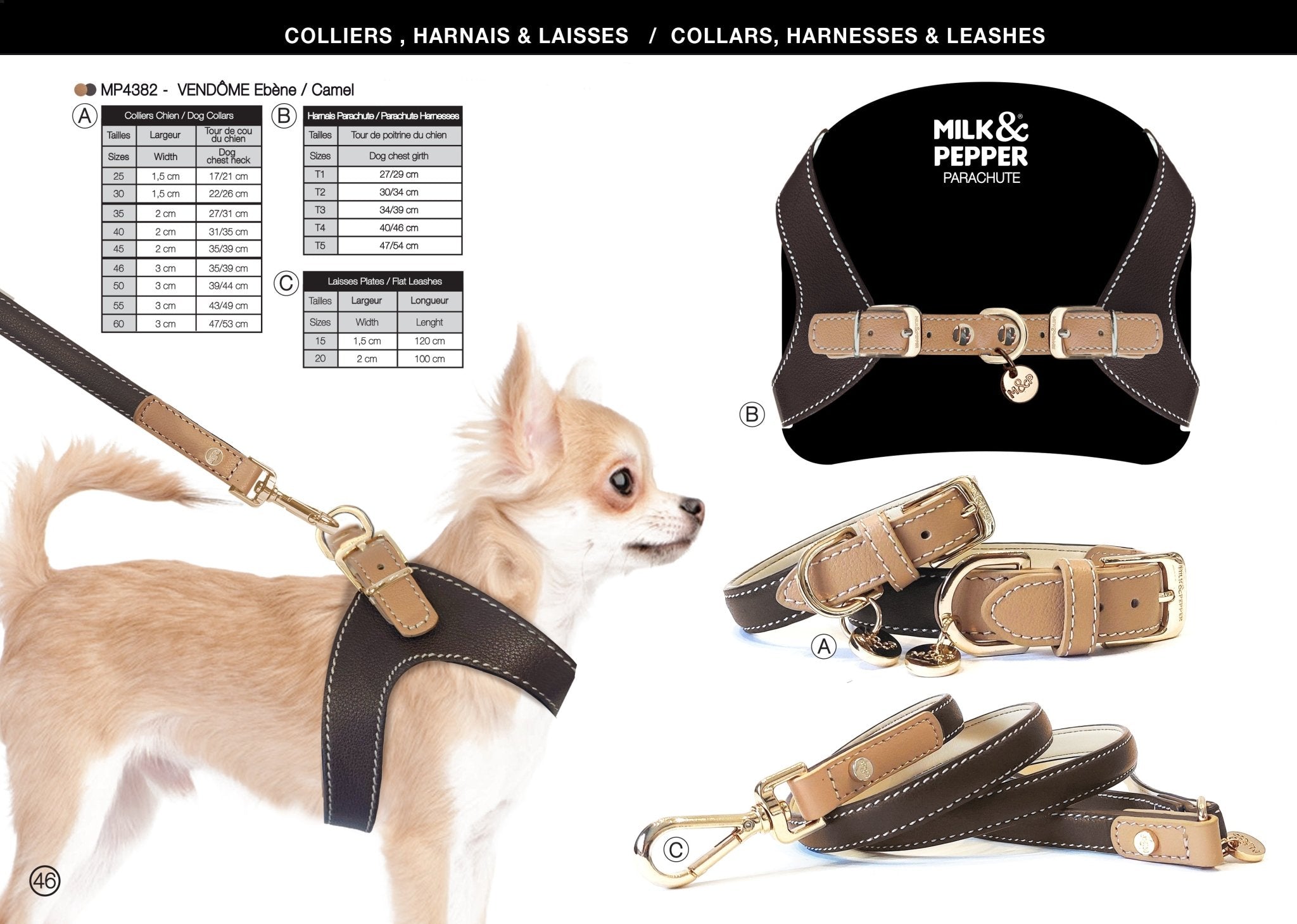 Vendome Leather Harness by Milk & Pepper - Bobo and the Fox