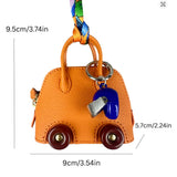 Mini Bolsa para Sacos Higiénicos – Design Carro com Rodas