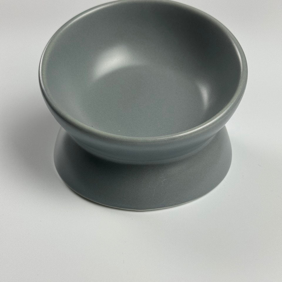 Ceramic Food Bowl - Gray and Dark Blue - Bobo and the Fox