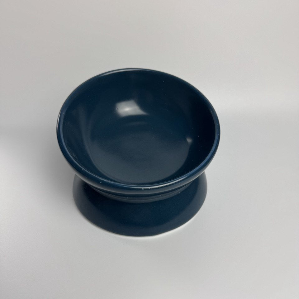 Ceramic Food Bowl - Gray and Dark Blue - Bobo and the Fox