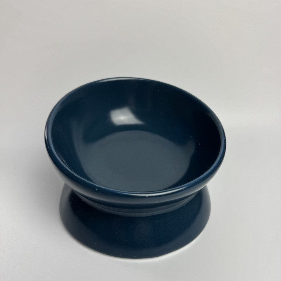 Ceramic Food Bowl - Gray and Dark Blue - Bobo and the Fox