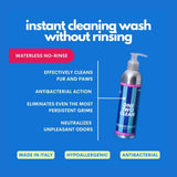 One Two Clean - Dog Cleansing Gel No - Rinse 98% Natural by Jampy - Bobo and the Fox